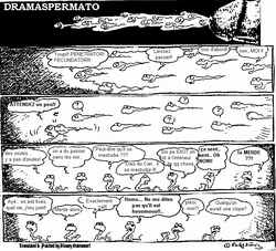 drame vie spermatozoide cul merde homo