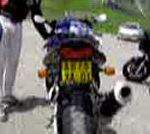 vidéo plaque immatriculation moto radar automatique