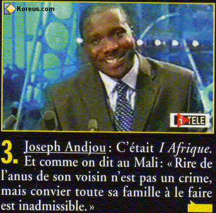 image insolite joseph andjou presentateur itele i-tele itv i-televisiontele