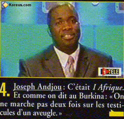 image insolite joseph andjou presentateur itele i-tele itv i-television tele