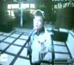 vidéo camera video surveillance tentative cambriolage distributeur voleur brique