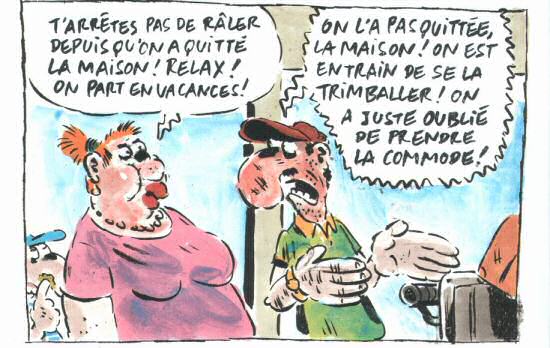 bande dessinee bureau des supplices aeroport commode vacances bagages