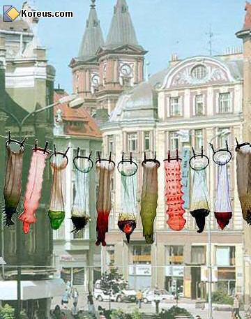image homme capotes preservatifs insolite originale