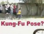 vidéo air horn le coup du klaxon kunfu pose peur