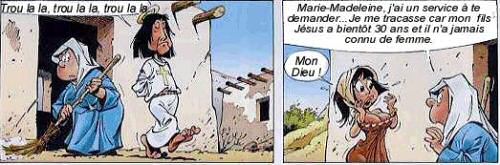 image bd bande dessinée jésus déniaiser humour insolite 