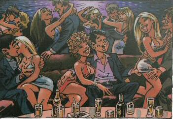 image BD bande dessinée dany bringue bal humour insolite