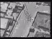 vidéo attaque chirurgicale bombe missile vision nocturne groupement de gens