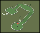 jeu flash Crazy Golf humour insolite