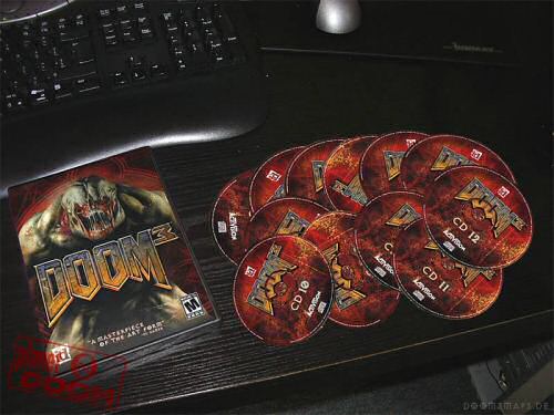 image doom3 version cd-rom humour insolite