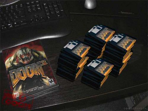 image doom3 version disquette humour insolite
