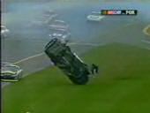 vidéo chute acciden moto formule1 voiture nascar