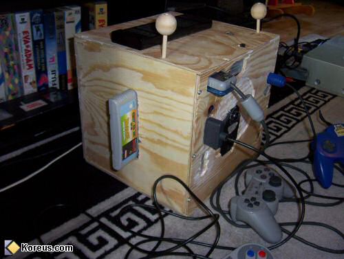 image woodcube consoles de jeux tout en un humour insolite