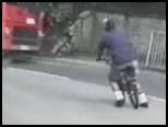 vidéo bus vs vélo vtt descente