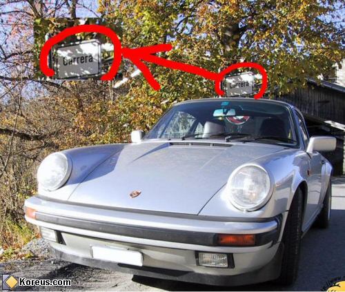 image voiture porsche humour insolite