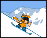 jeu flash xtrem snowboarding surf neige humour insolite