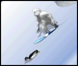 jeu flash yetisports 7 snowboard freeride humour insolite